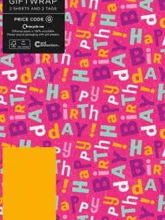 Birthday Letters Magenta