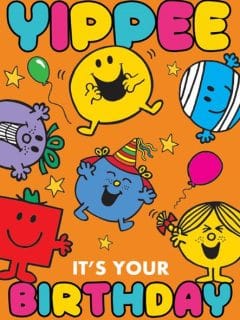 Mr Men Birthday