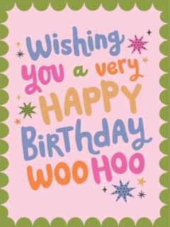 Bright Birthday Letters