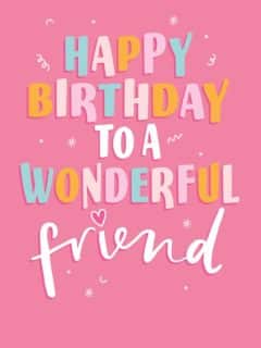 Special Friend Letters